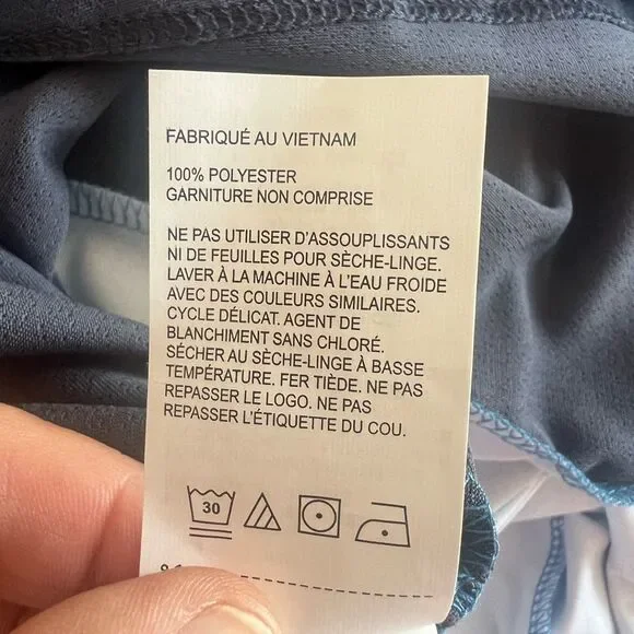 Callaway Opti-Dri Golf Dress Sleeveless Abstract Gradient Print Blue Small NWT - Picture 14 of 14